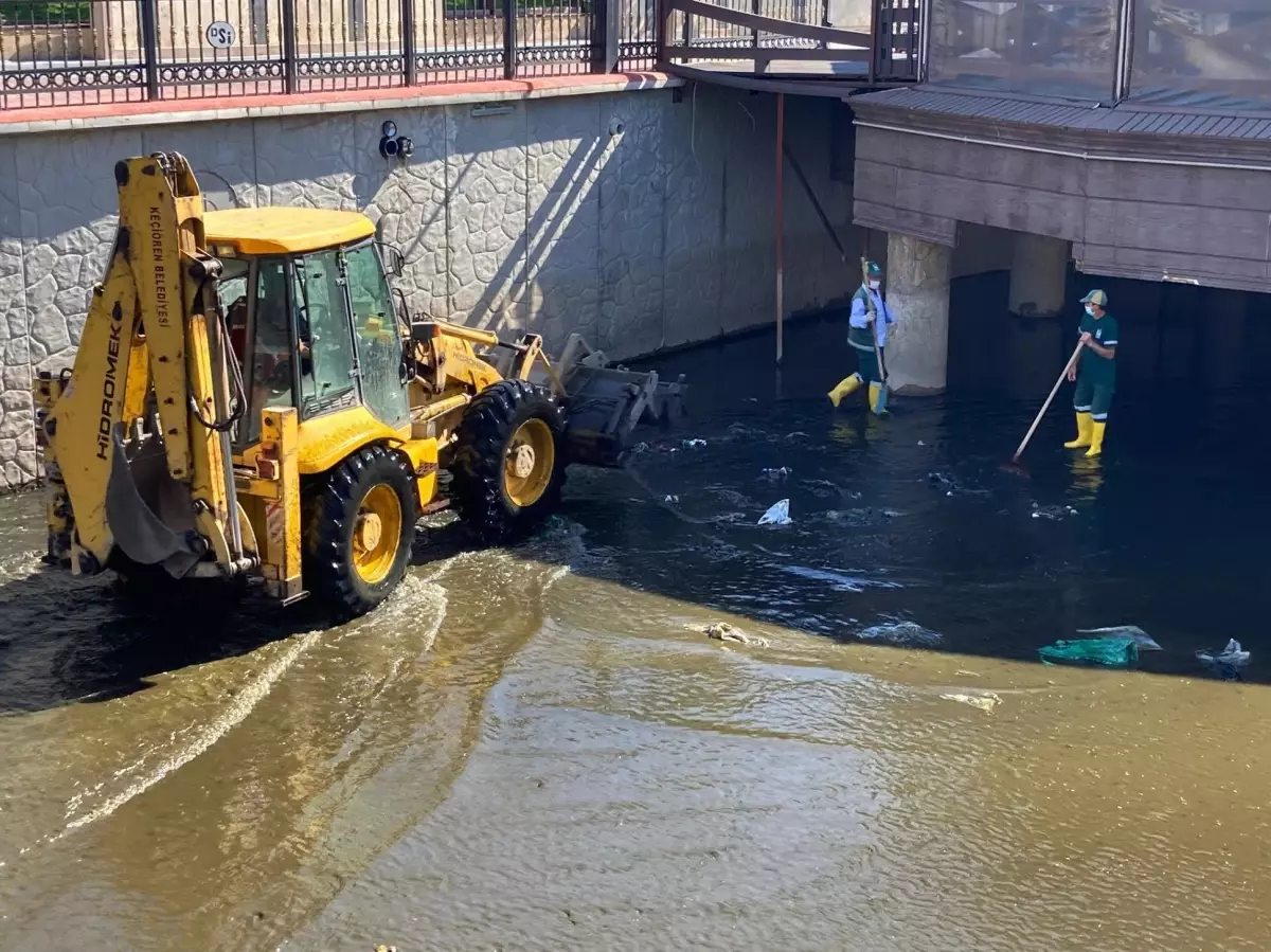 Gümüşdere Ihlamur Vadisi\'nde detaylı temizlik çalışmalarını sürdürüyor