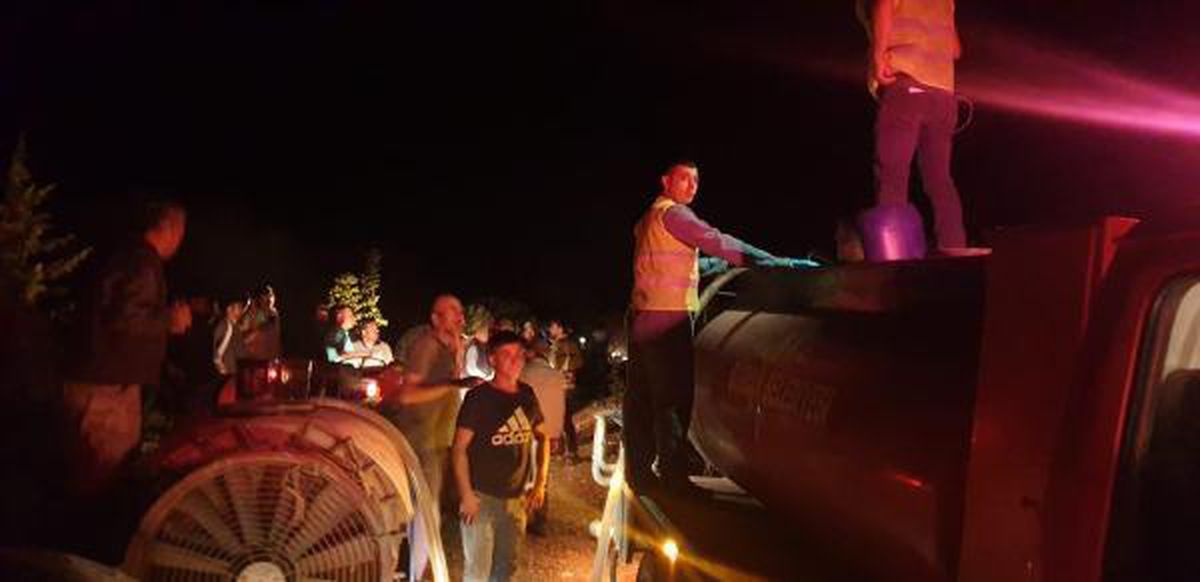Isparta Sütçüler\'deki orman yangını 2\'nci gününde (5)
