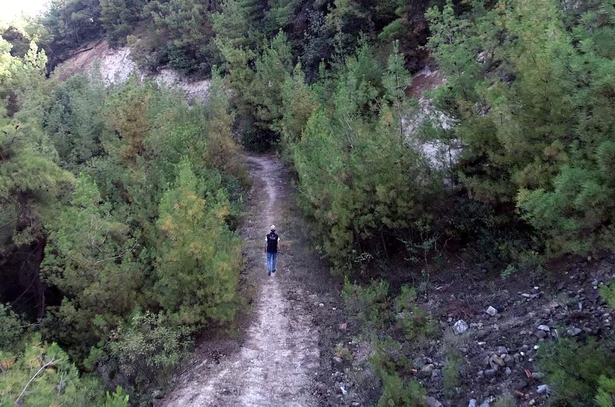 Karabük\'te ormanlık alanlar drone ile denetleniyor