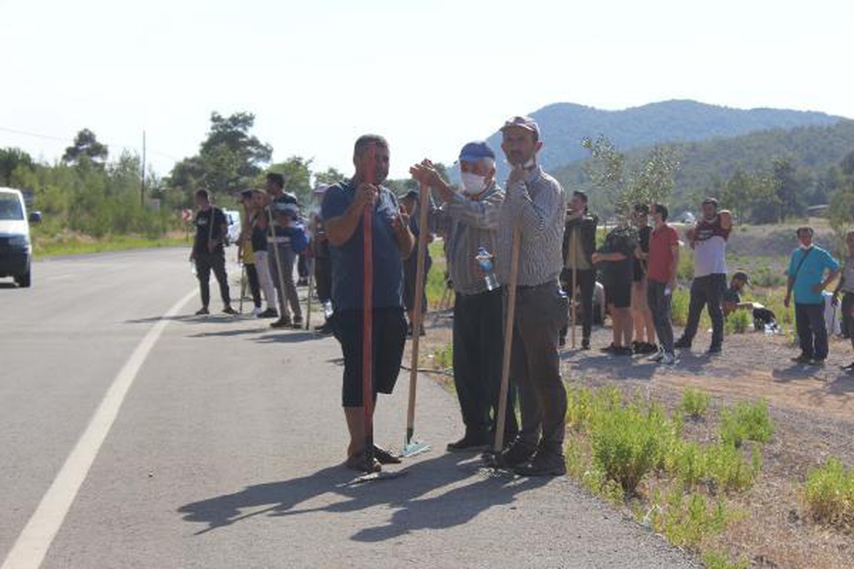 Manavgat\'taki büyük yangın 7\'nci gününde (19)