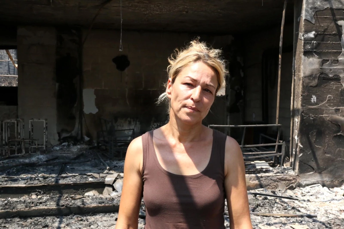 Manavgat yangınında çiftliği küle dönen kadın: "Cehennemi yaşadım"