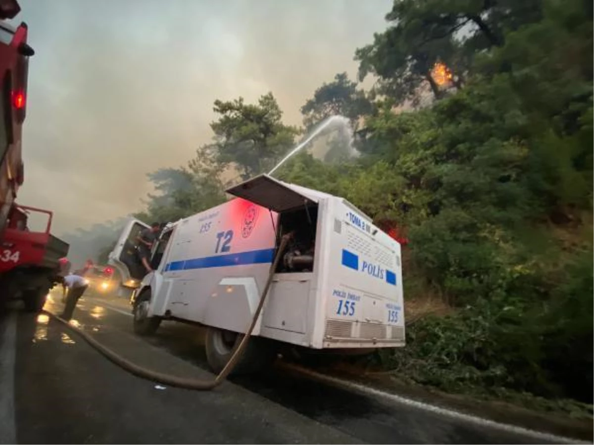 Orman yangınlarına TOMA ile müdahale