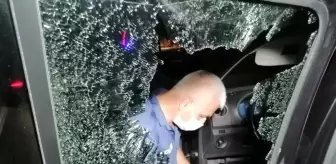 Sevdiği kız nişanlanınca nişanlısının aracına zarar verdi