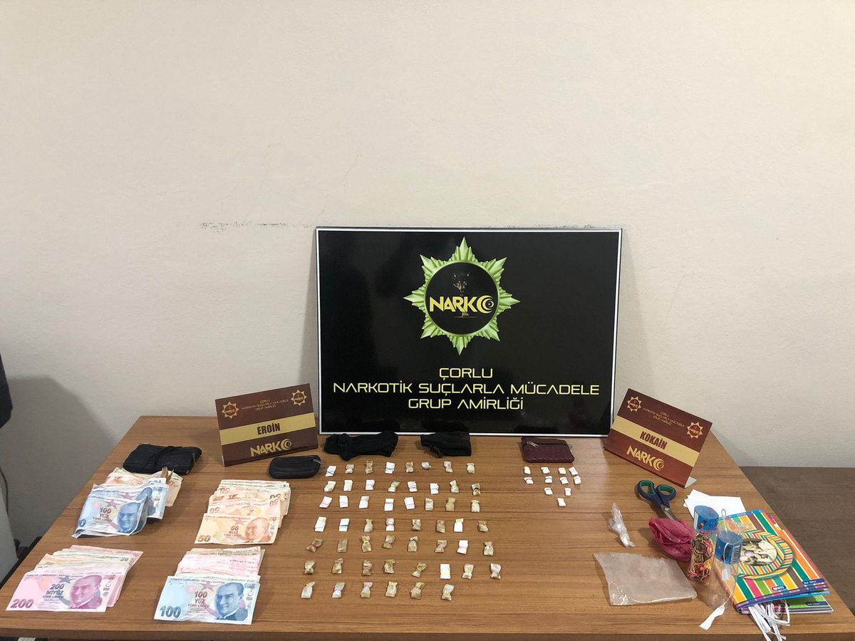 Son dakika: Tekirdağ\'da uyuşturucu operasyonunda 3 şüpheli yakalandı