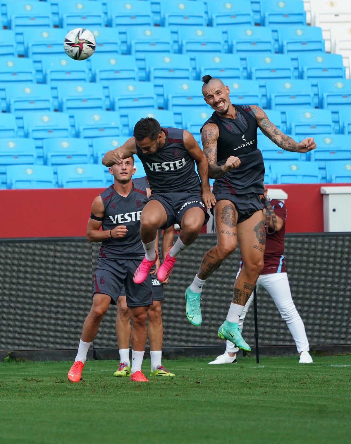 Trabzonspor, Molde maçının hazırlıklarını sürdürdü