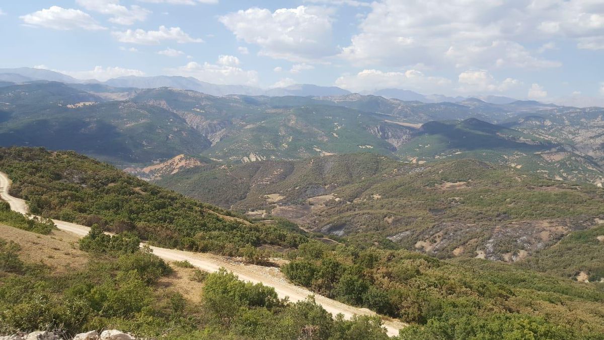 Son dakika haberleri! Tunceli\'nin Hozat ilçesinde teröristlerce çıkarılan örtü yangını söndürüldü