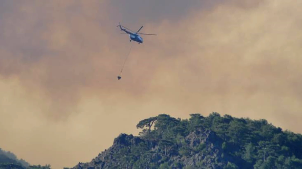 "Yangın söndürme helikopteri düştü" iddiasına Orman Genel Müdürlüğü\'nden çok net yanıt: Haber asılsızdır