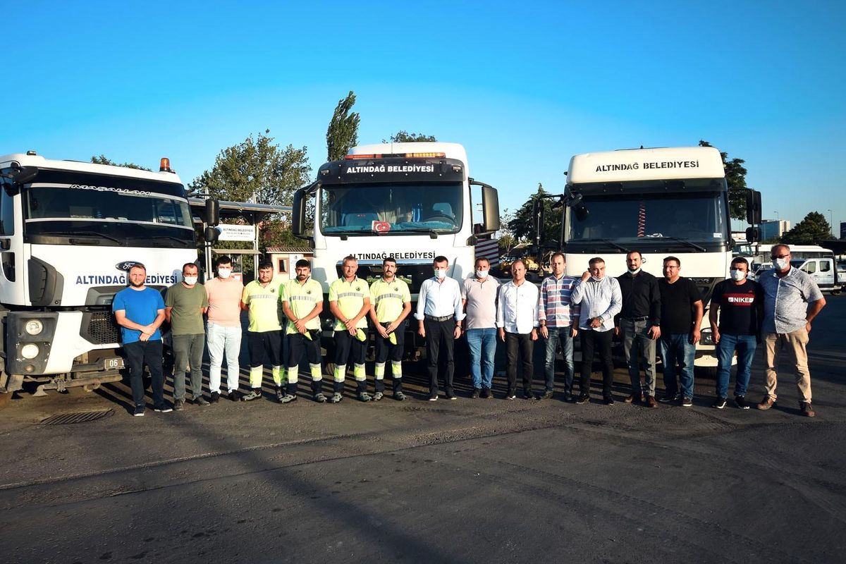 Altındağ\'dan yangın bölgesine yardım