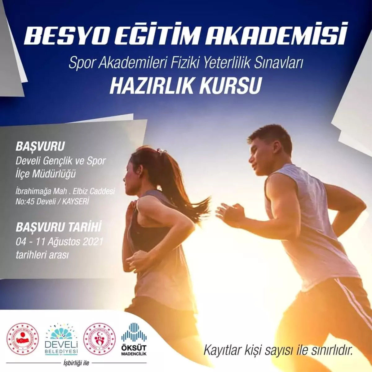 Develi\'de ücretsiz BESYO kursları için kayıtlar başladı