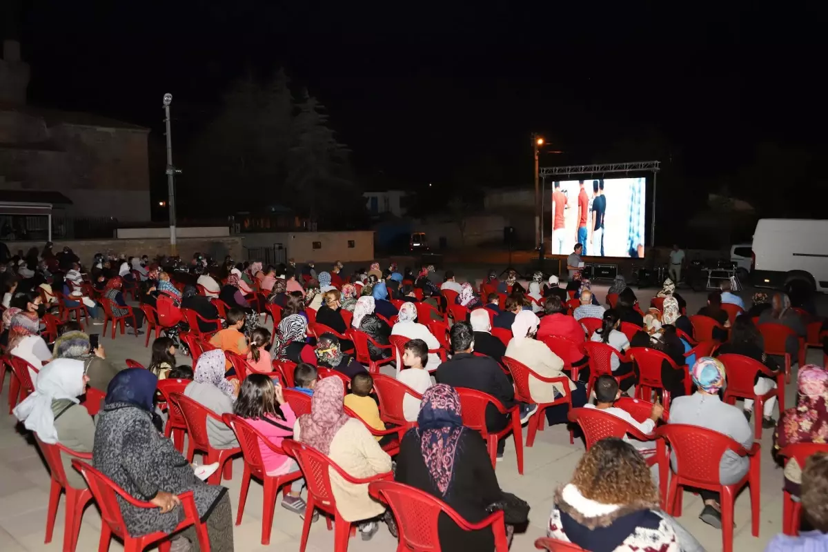 Eskişehir\'de açık hava sinema keyfi