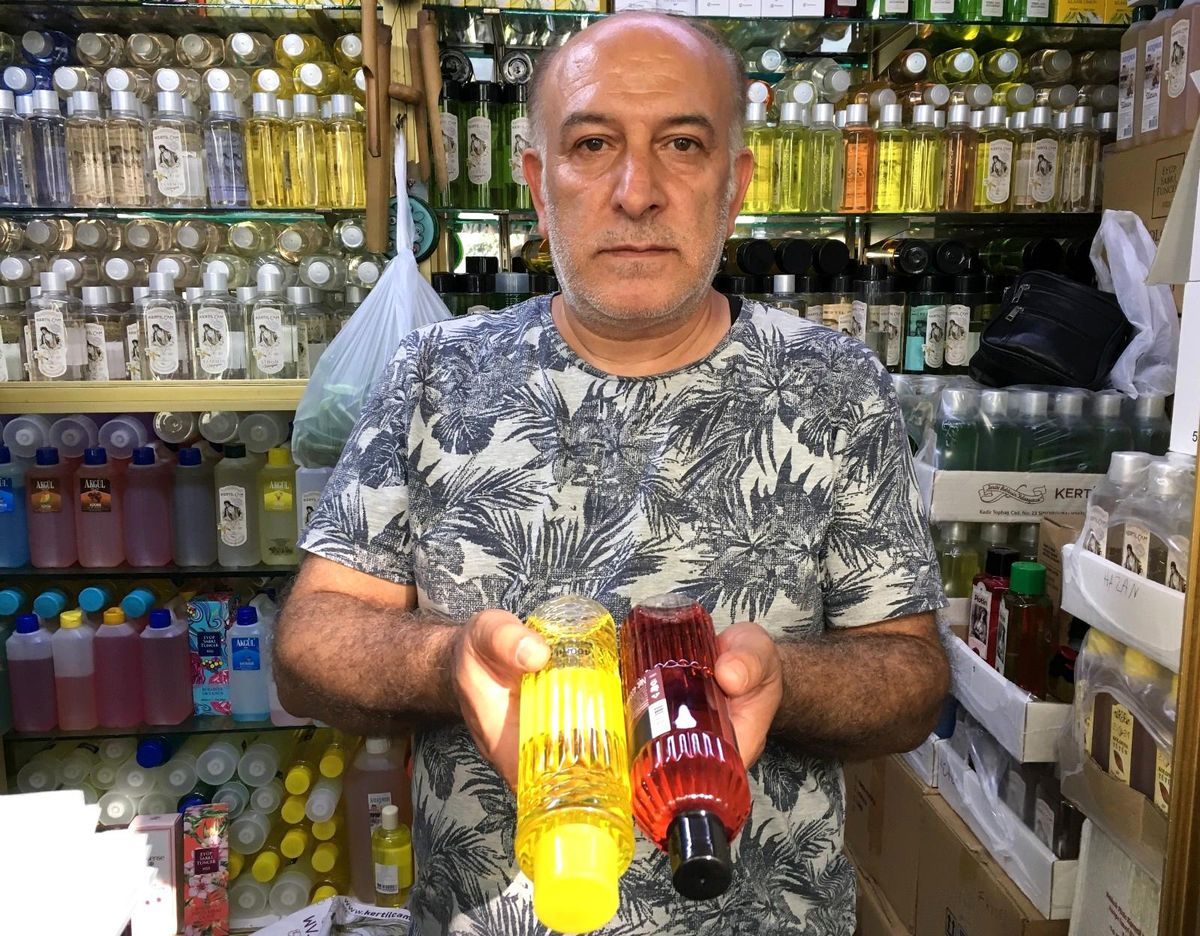 Kolonya ve dezenfektan satışları azaldı