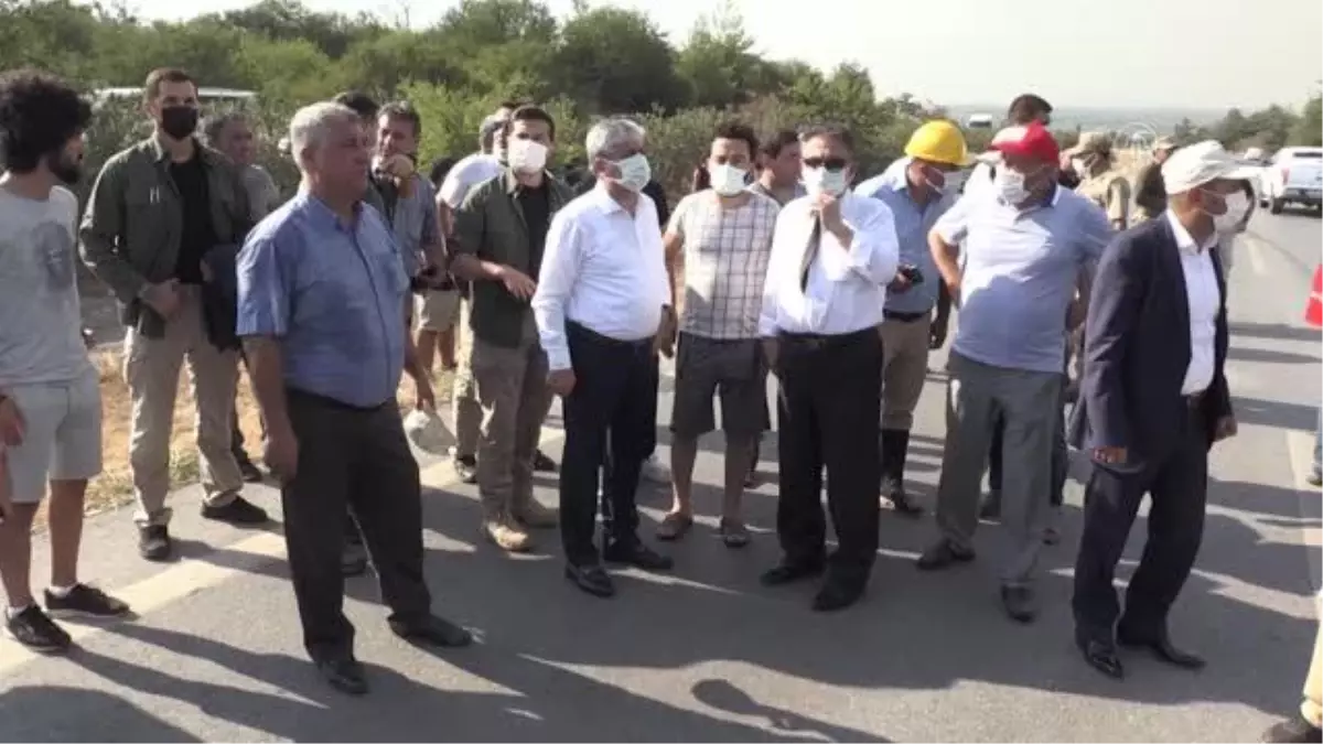 Son dakika haberi: Orman yangınına havadan ve karadan müdahale ediliyor