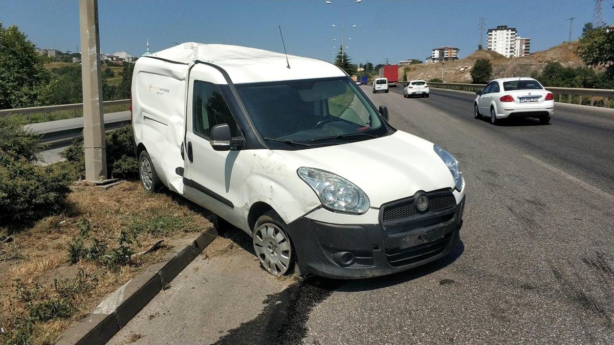 Samsun\'da trafik kazası: 1 yaralı