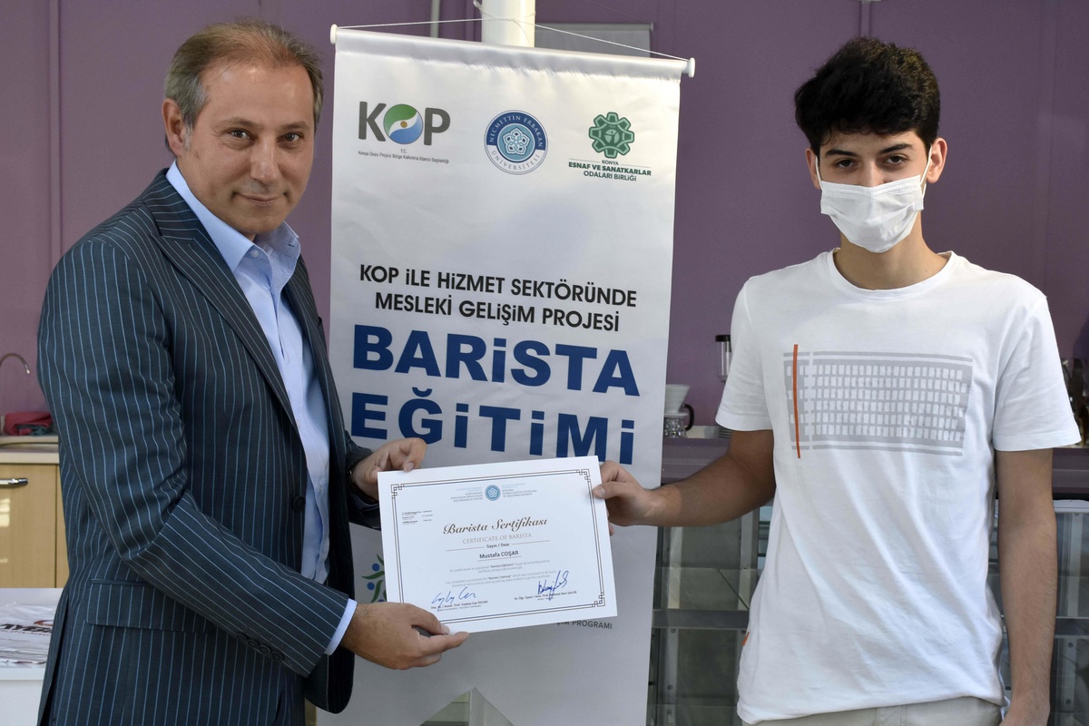 Türkiye\'nin kahve uzmanları, KOP desteğiyle Konya\'da yetişiyor
