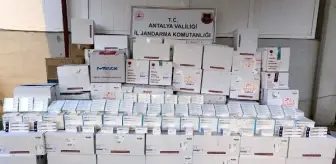 Antalya'da 3,3 milyon liralık kaçak ilaç ele geçirildi
