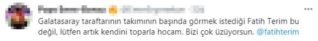 Fatih Terim, Galatasaray taraftarını isyan ettirdi! Tepkiler çığ gibi
