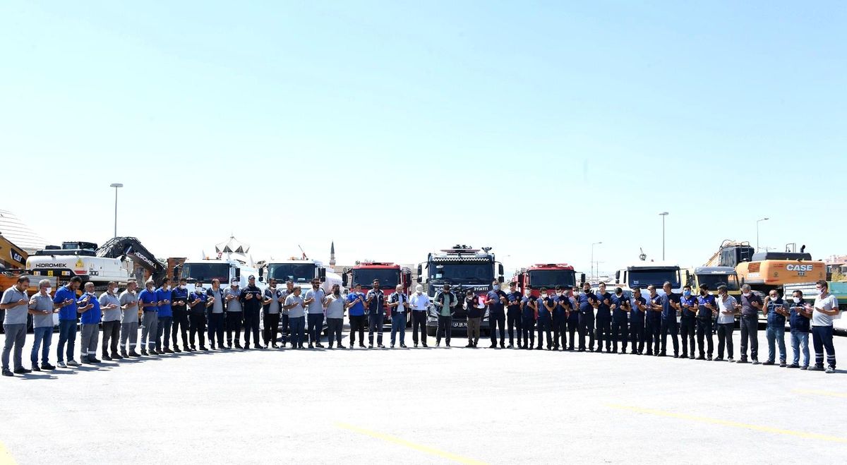 Konya yangınlar için birlik oldu, Muğla\'ya 23 araç daha gönderildi