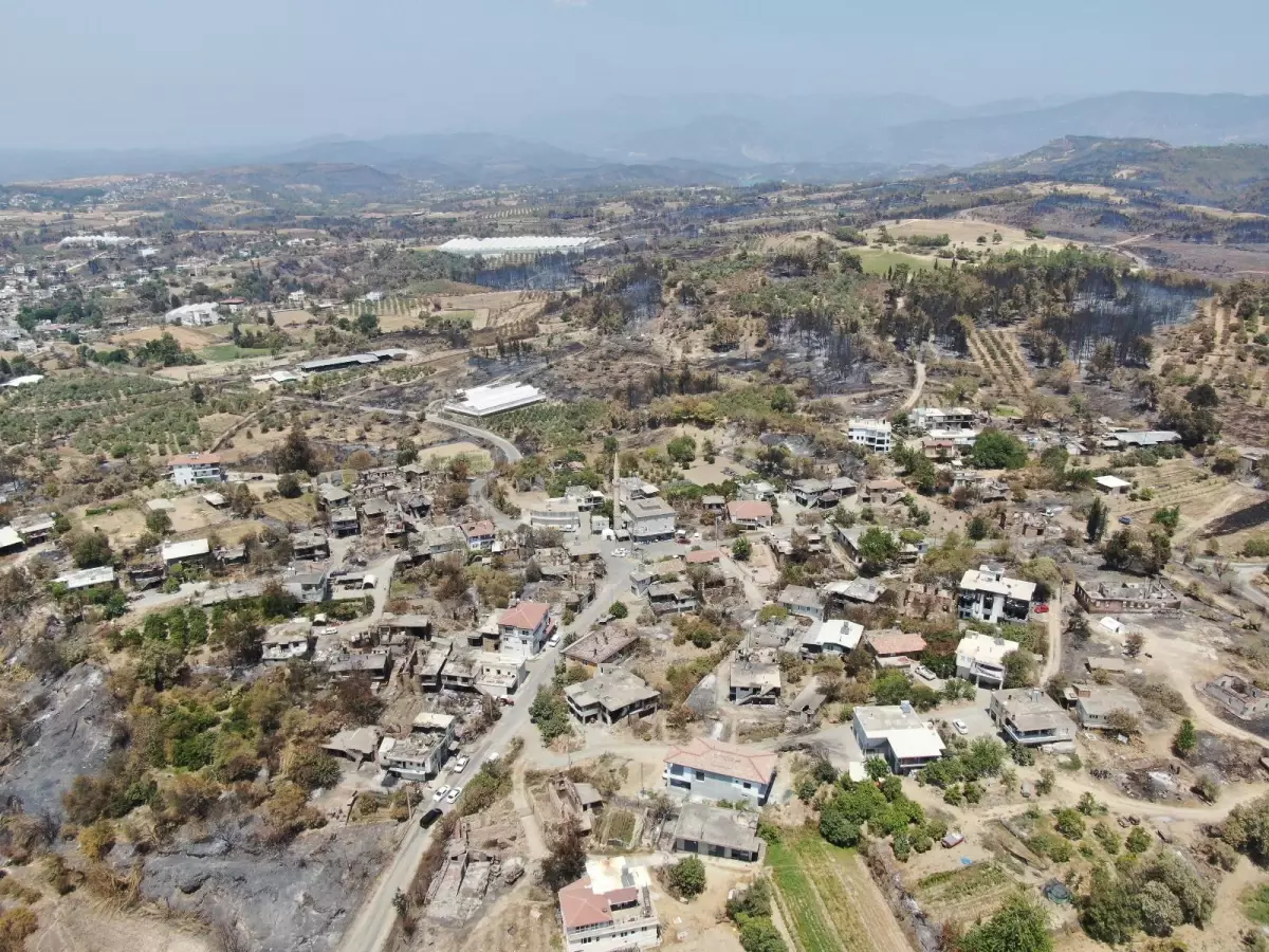 Son dakika haberleri! Manavgat 9 günlük yangın sonrası havadan görüntülendi