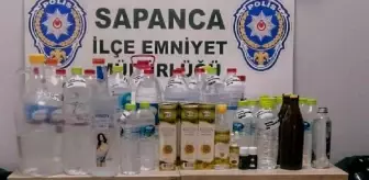 Sapanca'da sahte içki operasyonu: 2 gözaltı