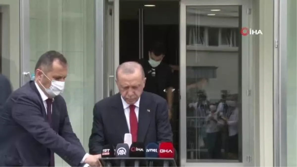 Cumhurbaşkanı Erdoğan: "Görevli olmayanlar yangın mahalline alınmayacaktır"