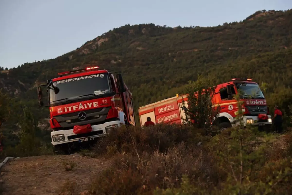 Denizli\'de çıkan orman yangını kontrol altına alındı