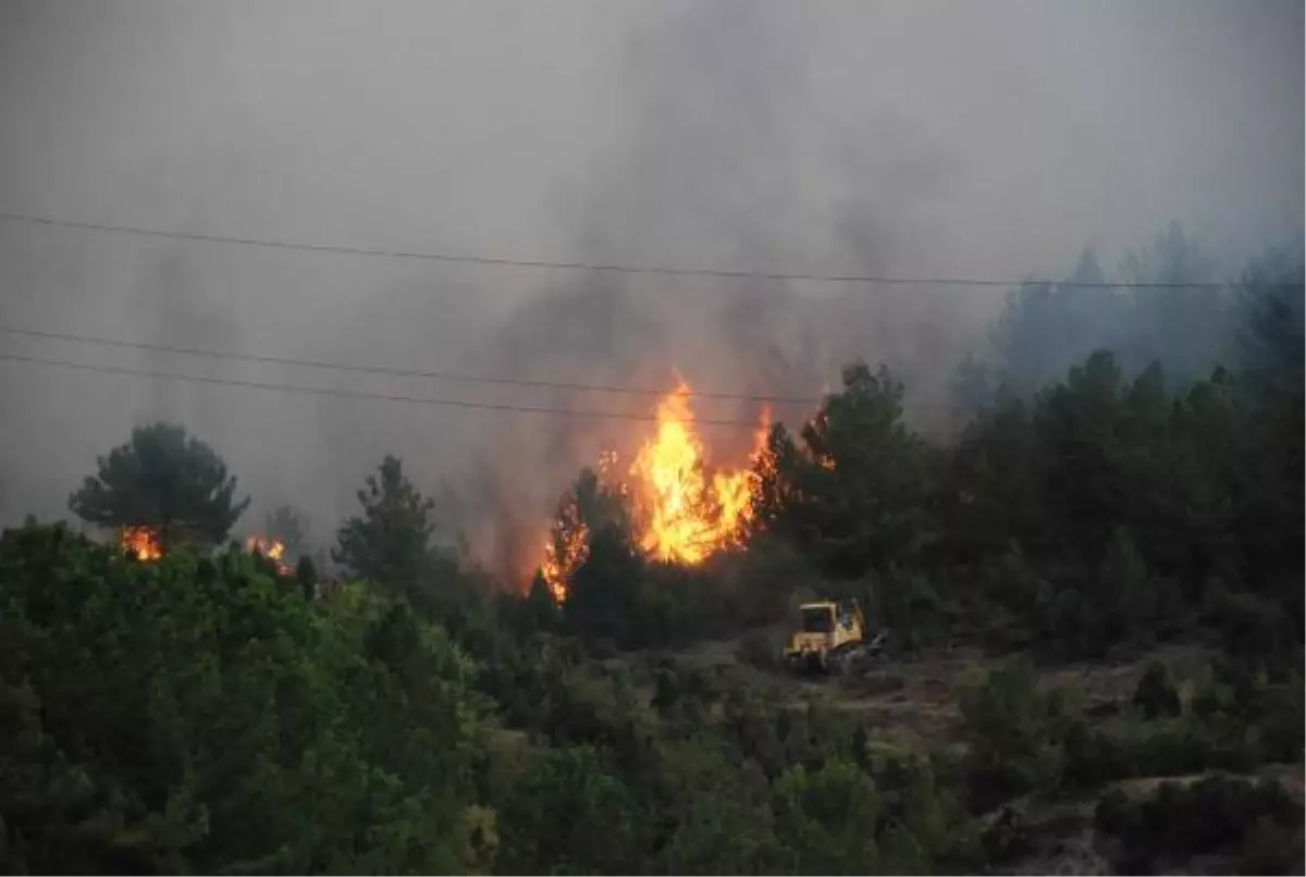 Son dakika! Karabük\'te aynı köyde 2 gün sonra yeniden orman yangını (3)