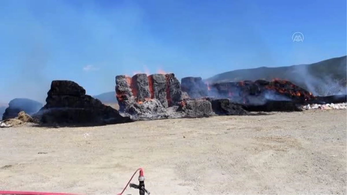 KASTAMONU - 150 ton saman balyası yandı