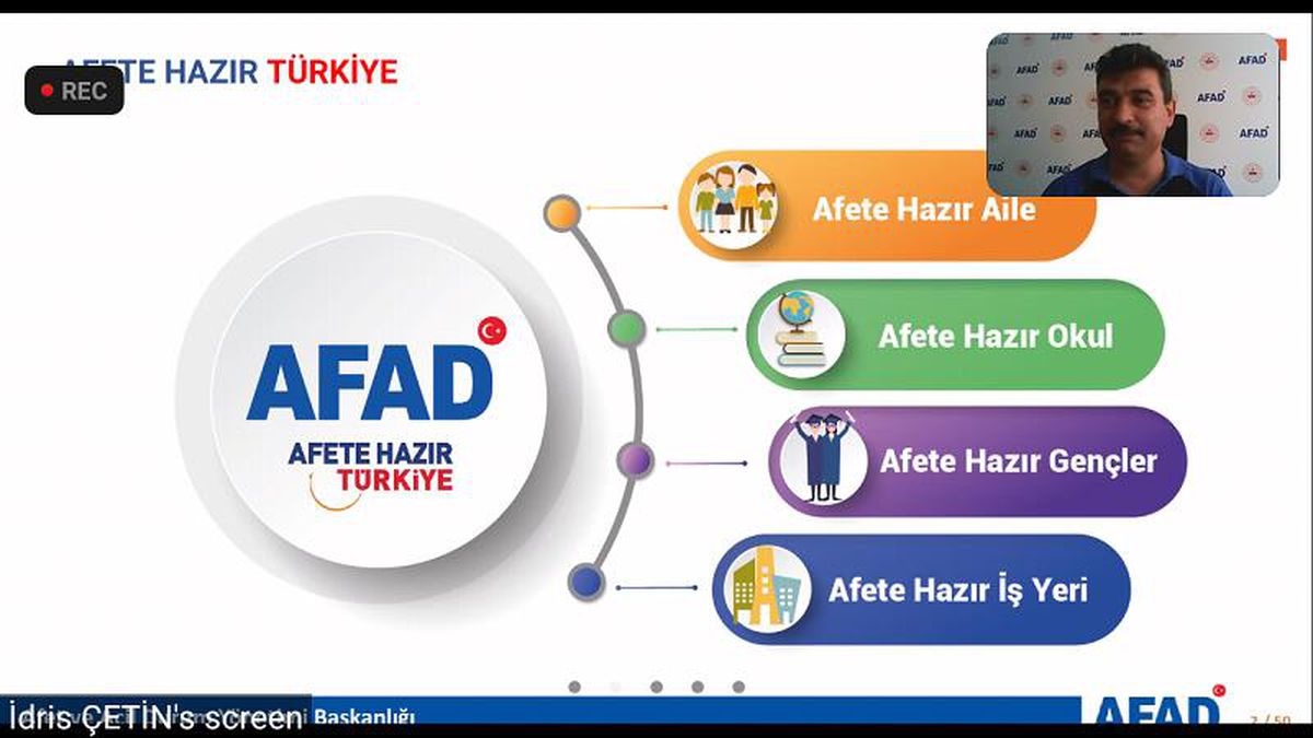 Kırşehir\'de kamu personeline afet farkındalık eğitimi verildi