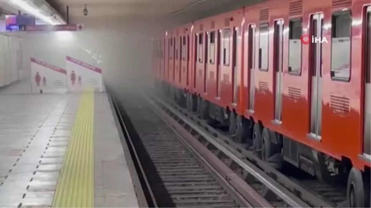 Mexico City metrosunda yangın paniği