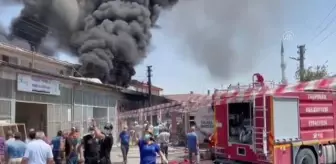 Son dakika! Sanayi sitesindeki lokantada çıkan yangın söndürüldü