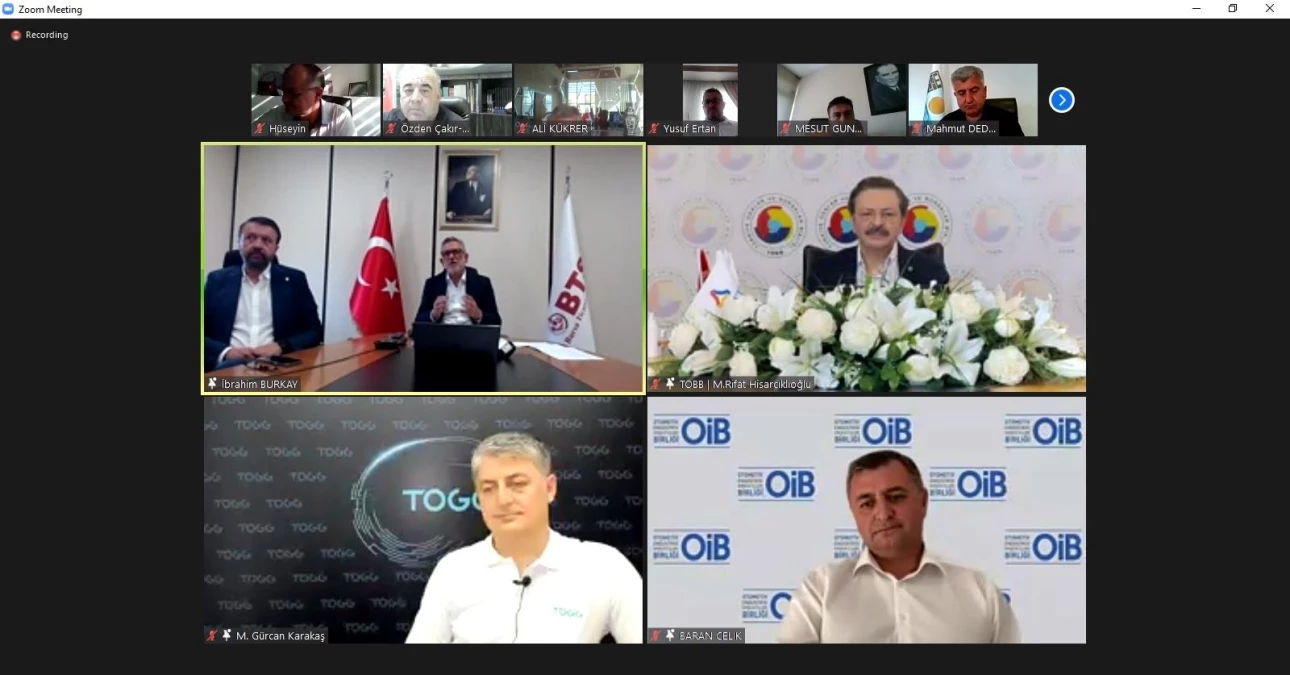 TOBB Başkanı Hisarcıklıoğlu, Otomotiv Konseyi Sektör Toplantısı\'nda konuştu Açıklaması