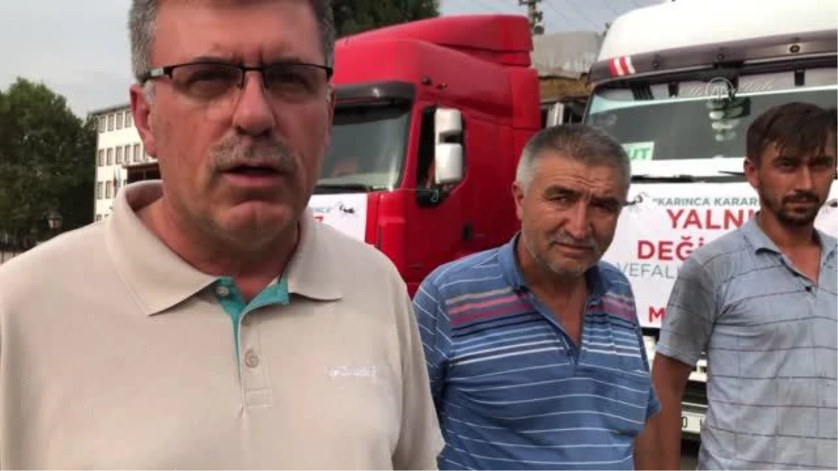 BALIKESİR - Yangın bölgesindeki çiftçilere 10 tır yem gönderildi