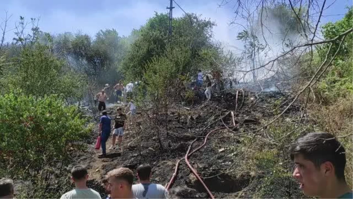 Çatalca\'da ormanlık alanda çıkan yangın söndürüldü