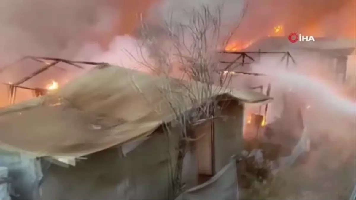 Son dakika 3. sayfa: Ceylanpınar Telhammut çadır kentinde yangın