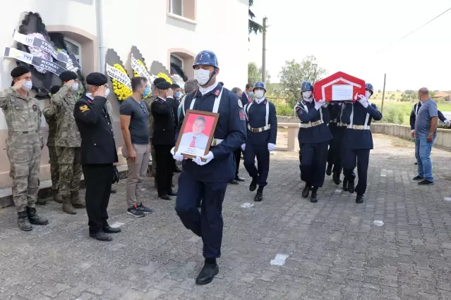 Edirneli gazi askeri törenle son yolculuğuna uğurlandı