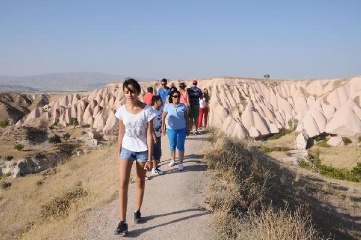 Kapadokya\'yı temmuz ayında 370 bin 534 turist ziyaret etti