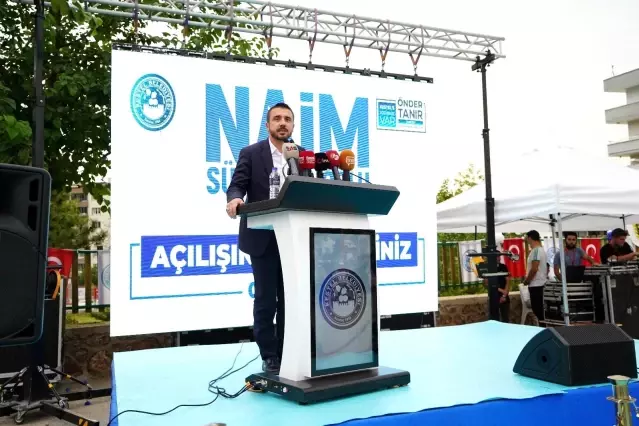 Kestel'de Naim Süleymanoğlu Parkı hizmete açıldı