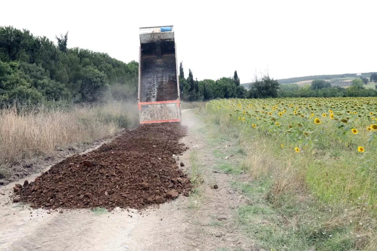 Mudanya Belediyesi\'nden arazi yollarına yoğun mesai