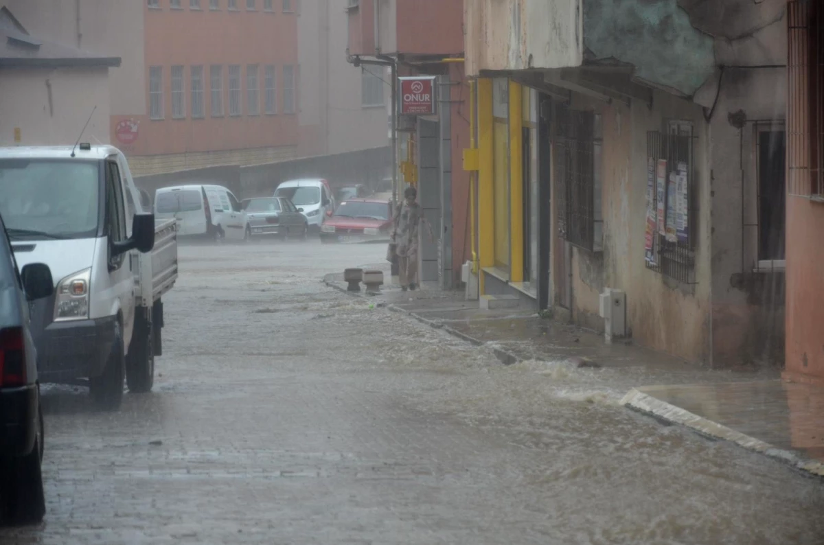 Ordu\'da sağanak yağış etkili oldu: Bazı evleri su bastı