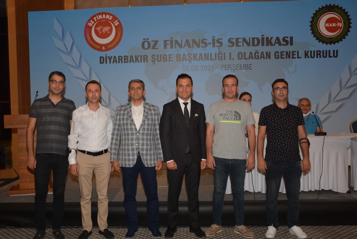 Öz Finans İş Sendikası Genel Başkanı Eroğlu, Diyarbakır\'da olağan genel kurula katıldı
