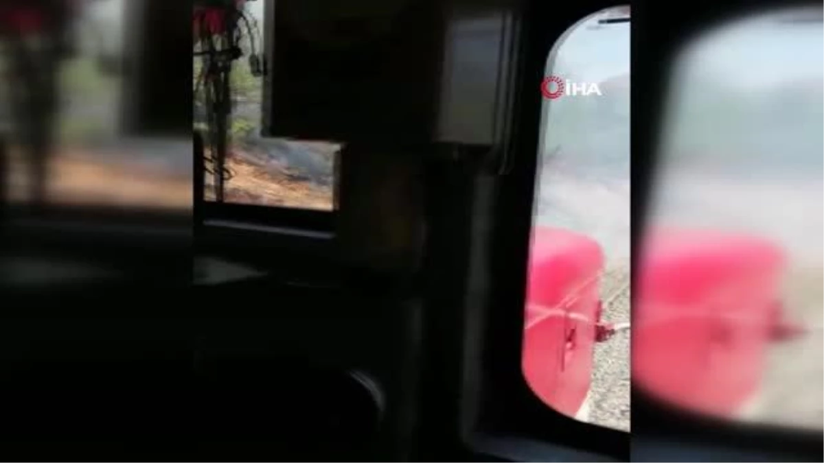 Son dakika haber: Sivas-Malatya seferini yapan tren orman yangınına denk geldi