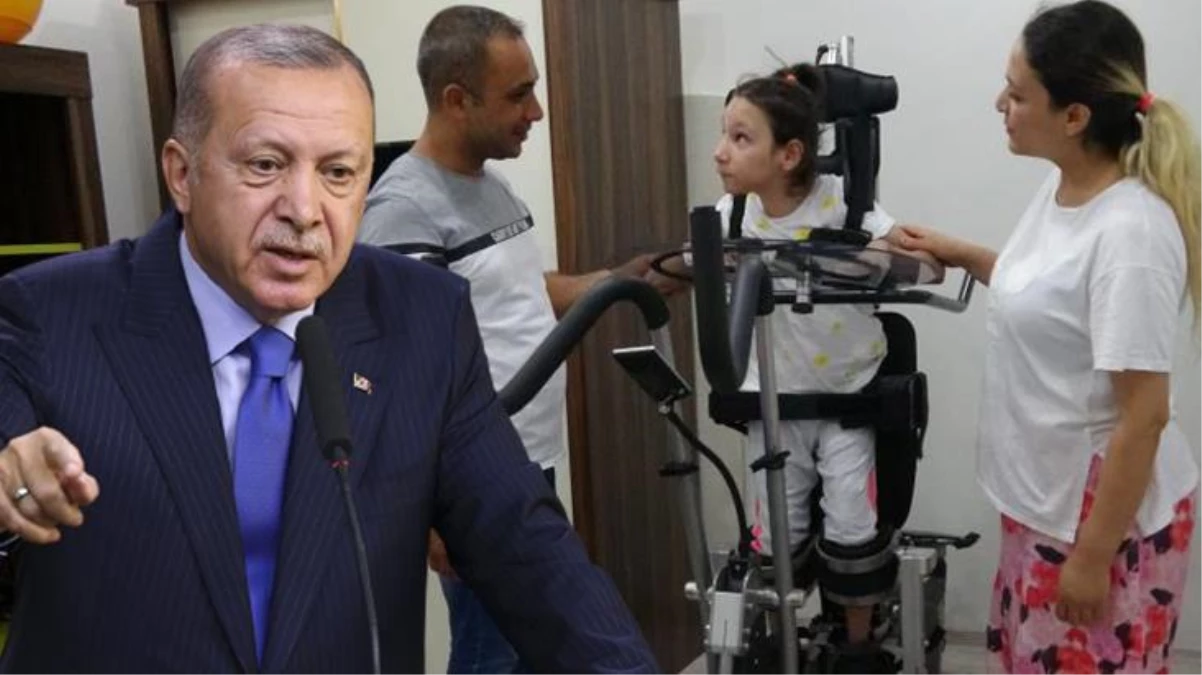 Cumhurbaşkanı Erdoğan, Serebral Palsi Hastası Yaren\'in yüzünü güldürdü