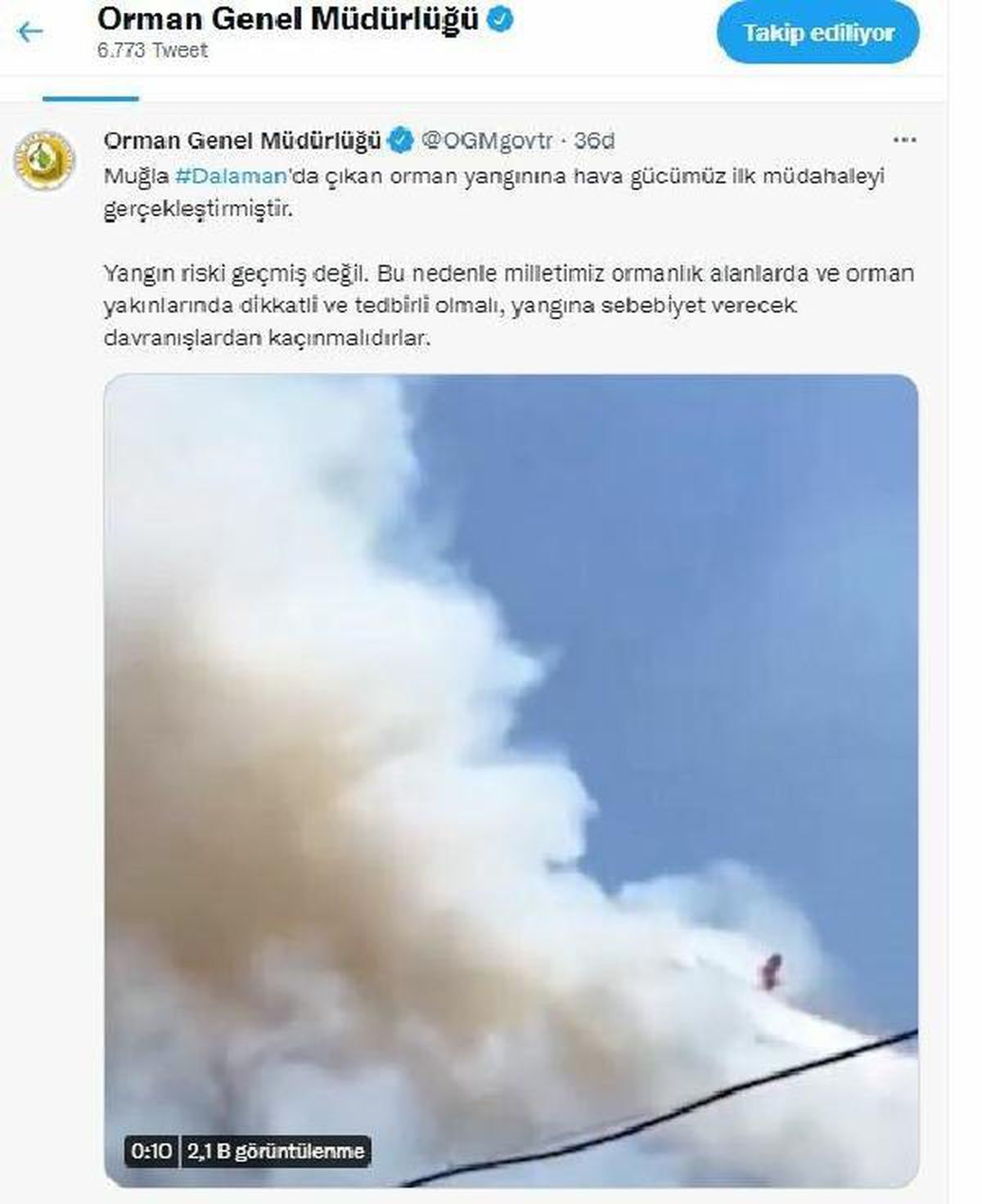 Dalaman\'da da orman yangını çıktı (2)