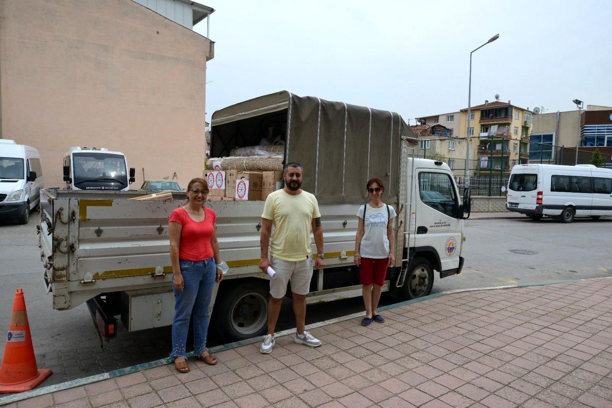 Gemlik Kent Konseyi\'den yangın bölgesine önemli destek