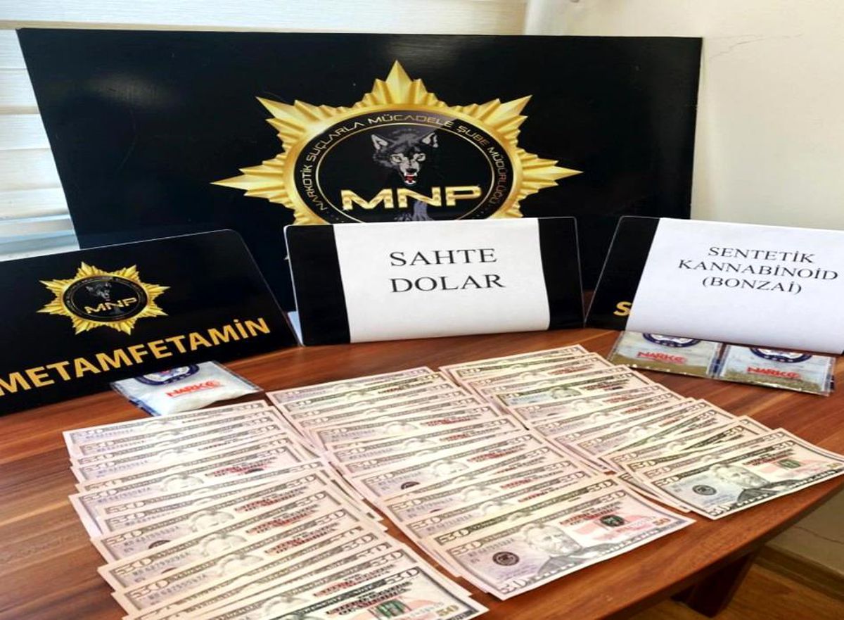Muş\'ta uyuşturucu ve sahte döviz operasyonu