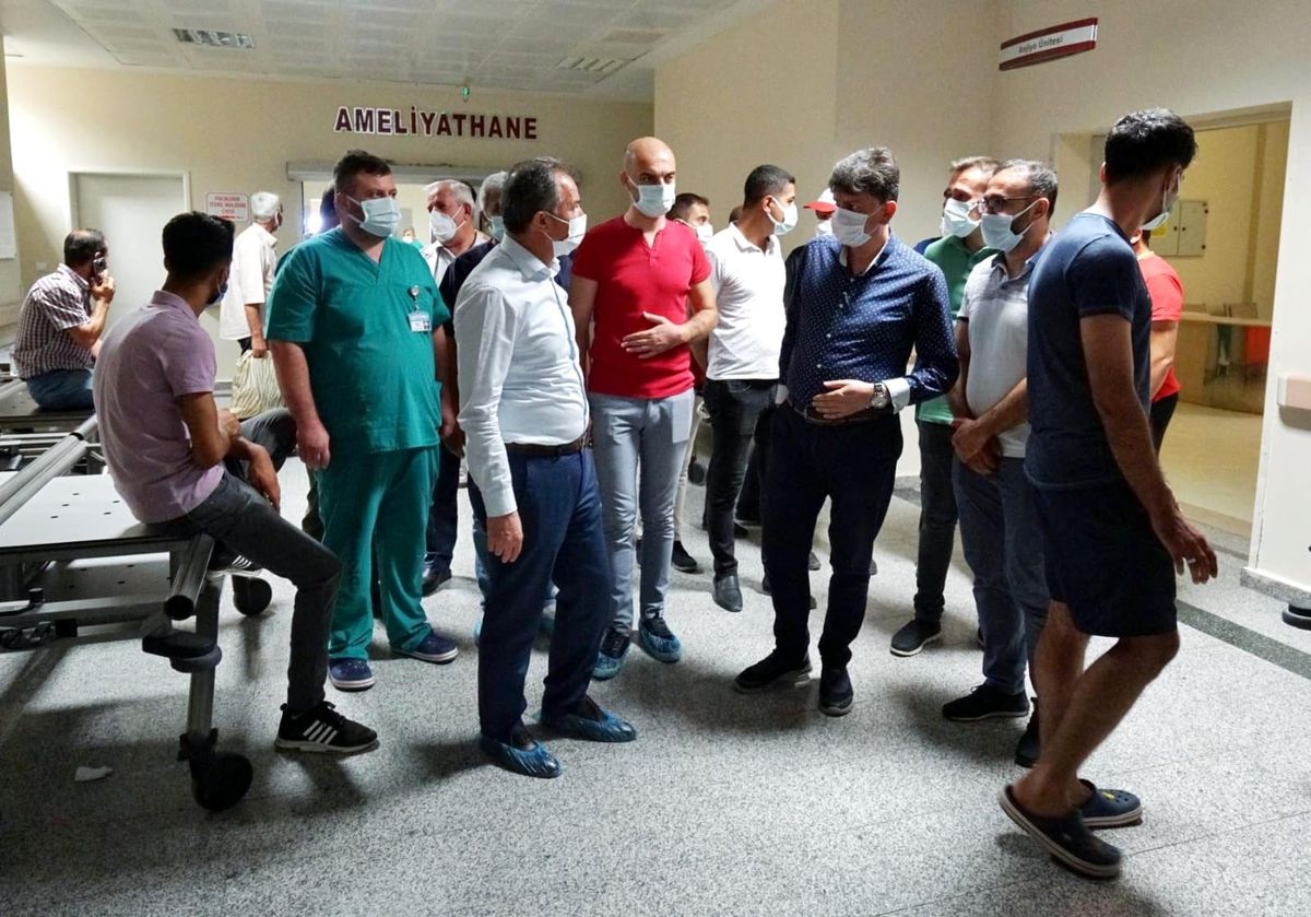 Başkan Kılınç\'tan hastalara ziyaret