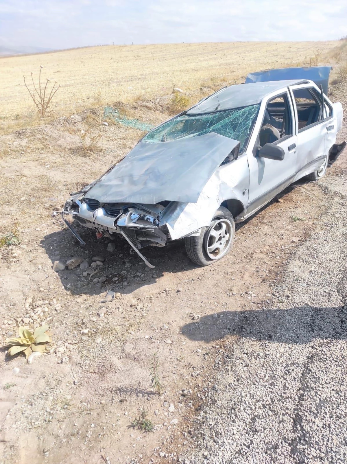 Kahramanmaraş\'ta devrilen otomobilin sürücüsü öldü