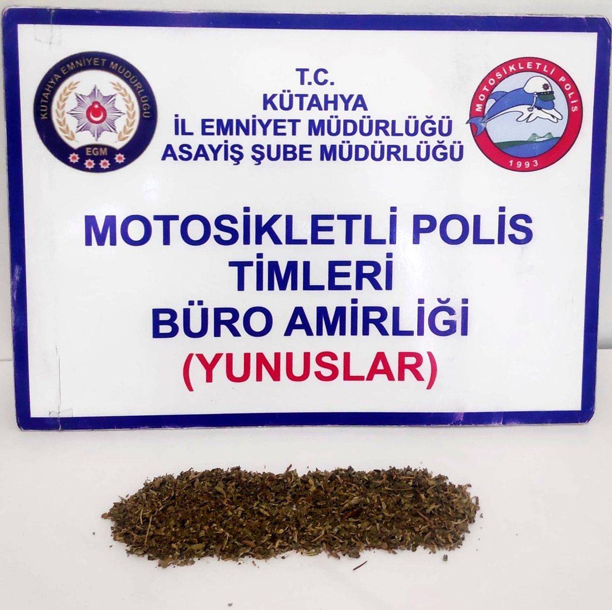 Kütahya\'da bir şahsın üzerinde uyuşturucu bulundu