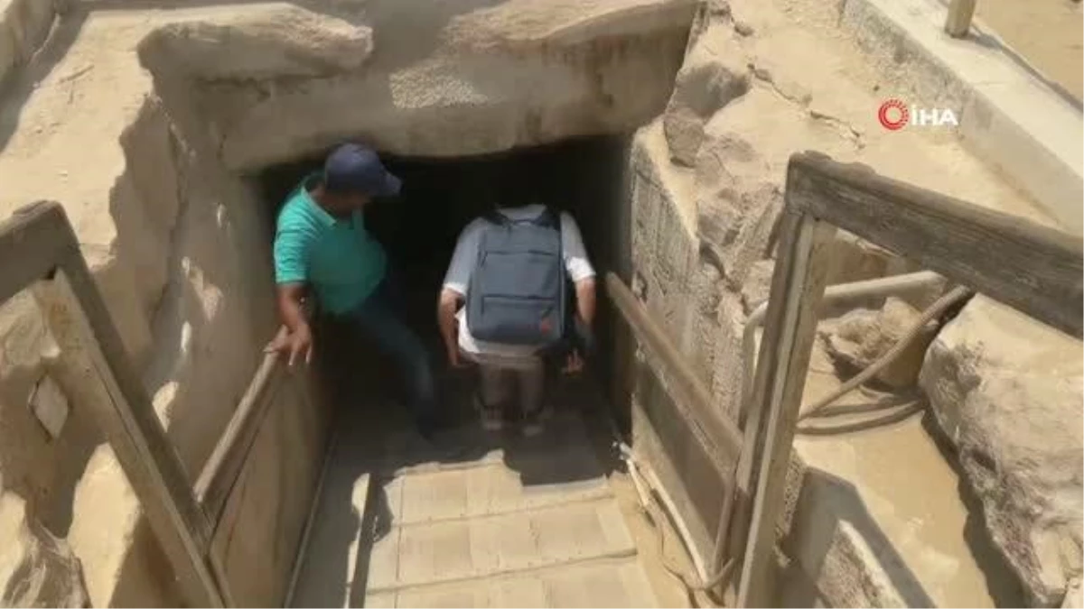 Mısır\'daki Sakkara antik mezarlığındaki duvar resimleri 4 bin yıl sonra hala tüm ihtişamını koruyor