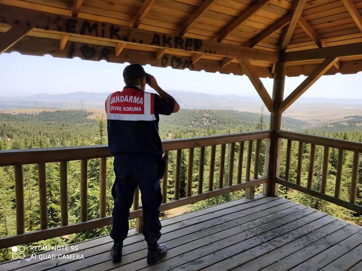 Orman yangınlarına karşı drone destekli denetim